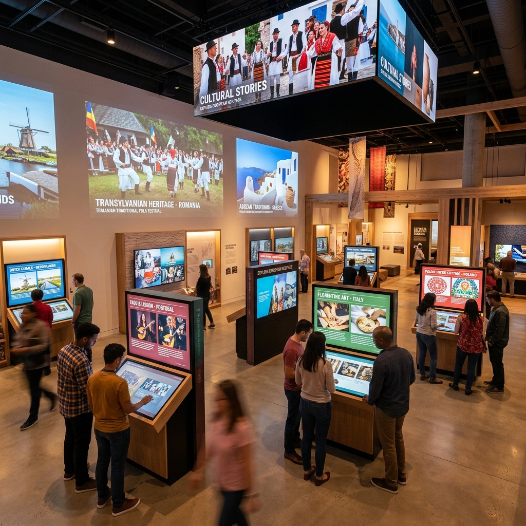 Digital exhibition space