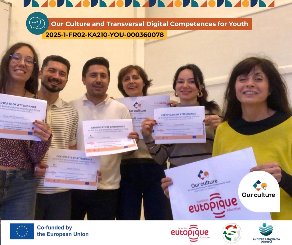 OURCULTURE Paris Kick-off Meeting — certificates
