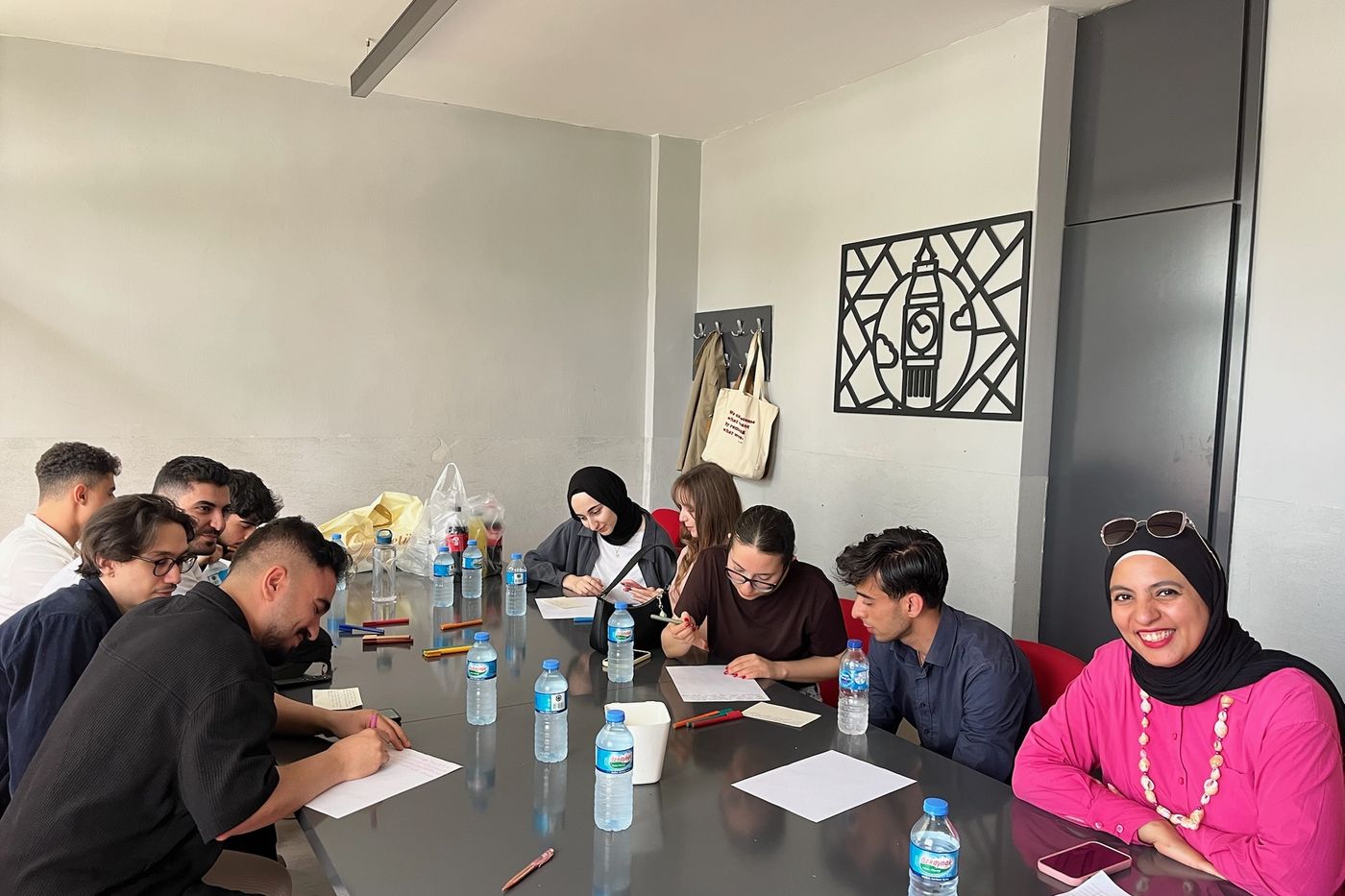 OURCULTURE pilot workshop in Türkiye — participants working in groups
